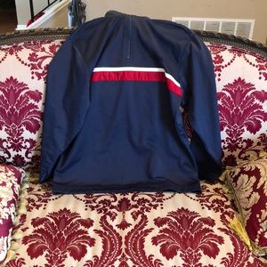 Red white and blue Oldnavy quarter zip
